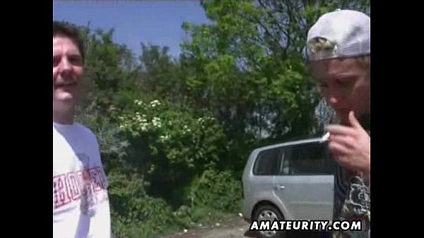 Play MP4 - 2 hot amateur sluts in an outdoor group sex action