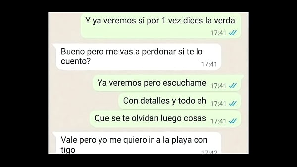 Play MP4 - Infiel pillada confiesa en whatsap