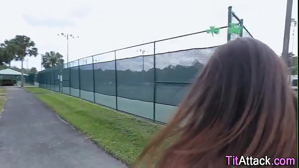 Buxom babe gets facial 