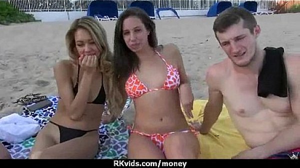 Hot sexy amateur babe needs a lift and takes cash 27 