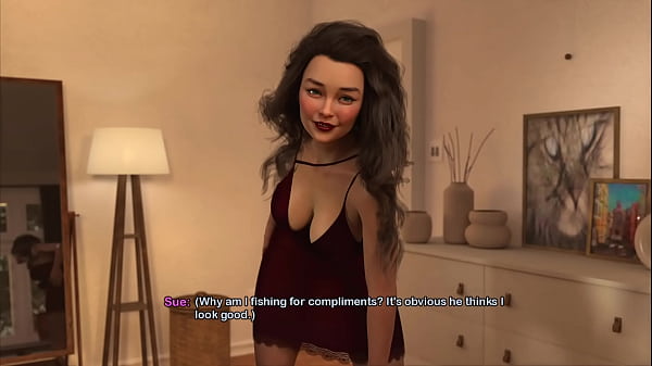 My bimbo dream #24 sexy stepmom shows me her perfect fake tits while i work 