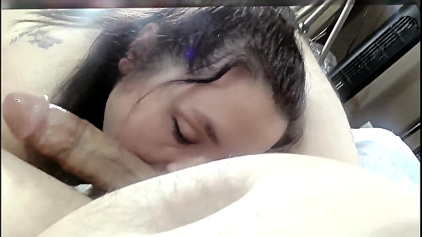 Deepthroats gags and gets her face covered in cum remaster