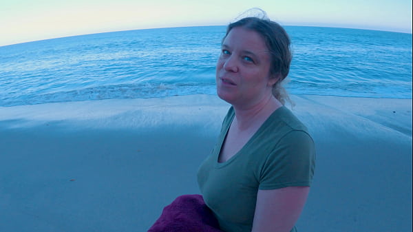 Stepson Cheats With Stepmom On The Beach thumbnail