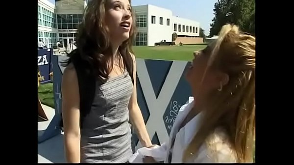 Play MP4 - Two guys nail hot brunette after her study session