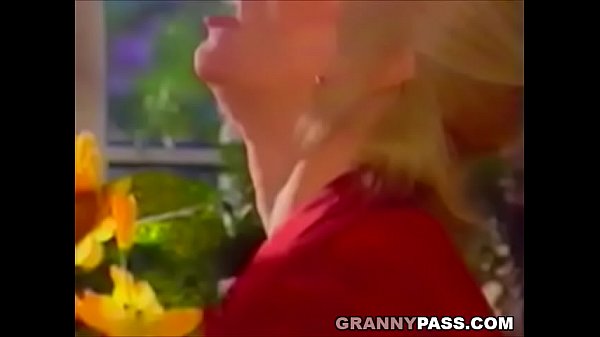 Blonde Grandma GetsPoundedOn The_Table