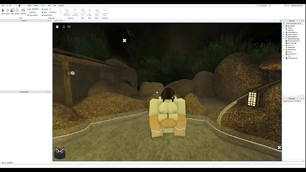 goth slut gets fucked on roblox 