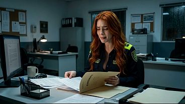 Samanta Beautiful Redhead Policewoman Is Not Sure That The Capture Of A Supposed 4bus@dor Is Real So She Decides To Check It Herself - Porn In Spanish - Ai Porn thumbnail