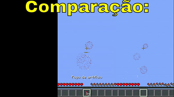 Tutorial de ano novo no minecraft para criar foguetes