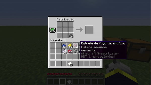 Como fazer_fogos deartifício no Minecraft