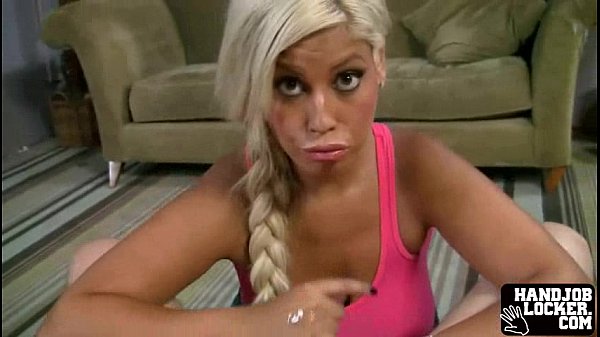 Blonde getsnaked cummed inher tits