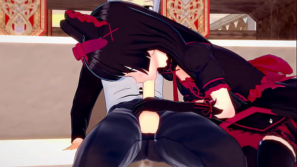 Rory Mercury Spoils Guy sCock Outdoors