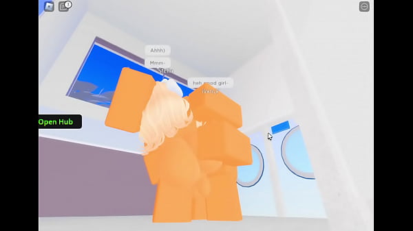 Puta es cogida por su novio en roblox 