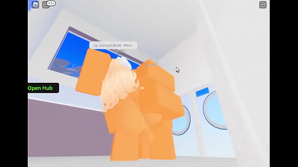 Puta es cogida por su novio en roblox