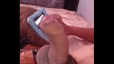 me jalo la verga asta venir me