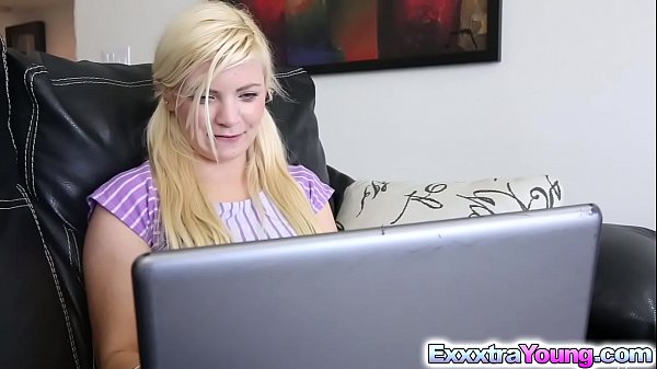 Blonde spinner Alex takes a hugehard dick