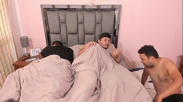 Fucking my best friend's boyfriend bareback while he sleeps and almost discovers us, fucked in his own bed. 