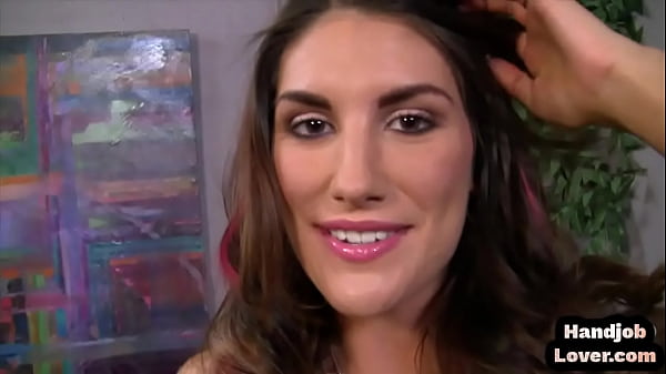 Bustybigboobed babe_gives POV oiled_HJ and boobjob