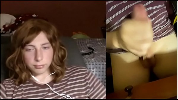 Play MP4 - Horny trap jerking big cock