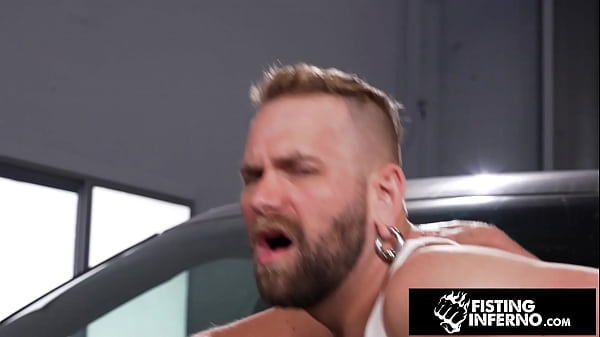 Muscular Client Fist Hunk Mechanic 