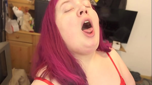 Fat Shemale Pinky Rides Toy Closeup Reverse Cowgirl 