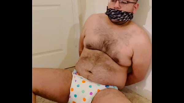 Diaper boy struggles_in bondage