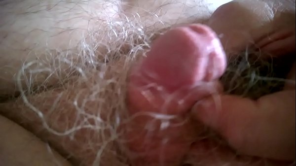 Old mans small limp cock pees in_toilet but cannotjackoff