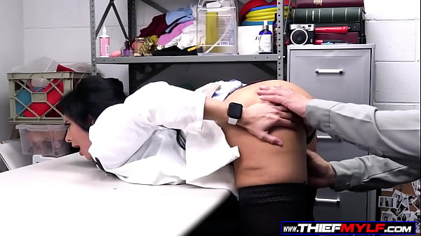 Play MP4 - Busty Thief Doctor Sucks Security Guard's Cock for His Prestige - www&period;ThiefMILF&period;com