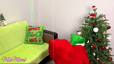 Body swap grinch to christmas girl mia mimi 