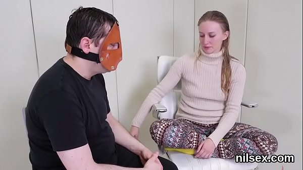 Flirty cutie is brought in asshole asylum_for awkward treatment