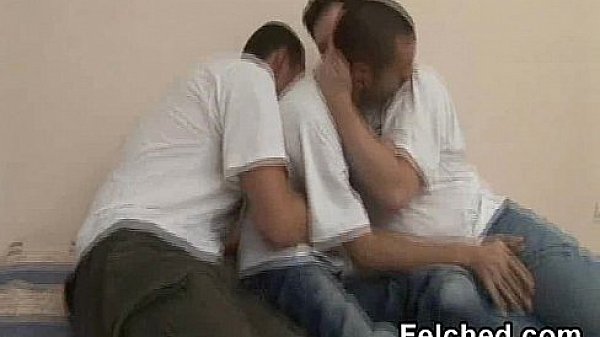 Threesome Gay In Nasty Felching 