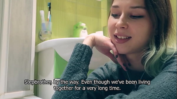 Stepsister Did Not Let Her Brother Take A Bath. thumbnail