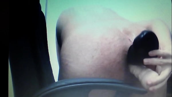 Cadelinha com dois consolos no rabo