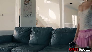 Petite teen Emma Rosie swallowed big dick before rough pussy fucking 