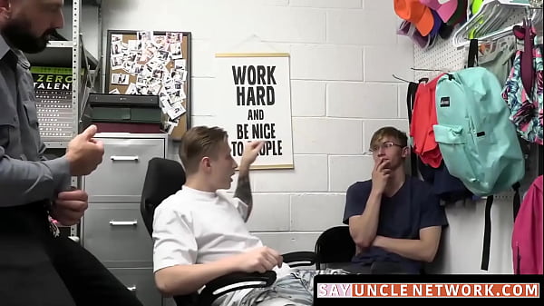 Cole accuses Darron of having a crush on him. Turns out Darron wants to suck Cole&acirc;s cock and Officer Napoli is going to make that happen! 