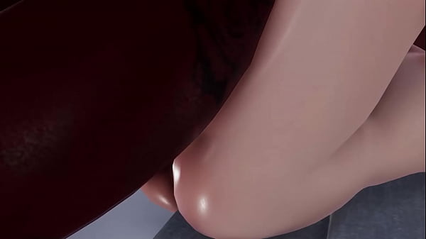 Nerdy redhead in interracial action 