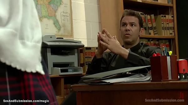 Blond bully_ass and_pussy fucked