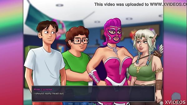 SUMMERTIME SAGA_#15 •Getting jerked off by a hot brunette teen