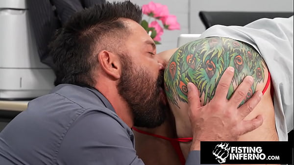 Play MP4 - Potential Employee Fisted By Boss - Dominic Pacifico&comma; Archer Croft -  FistingInferno