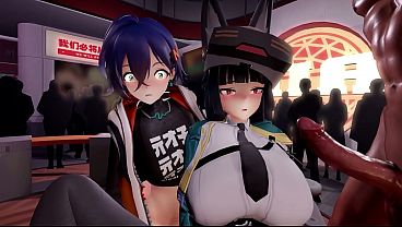 Zenless Zone Zero MMD - Booty Bounce Bitches