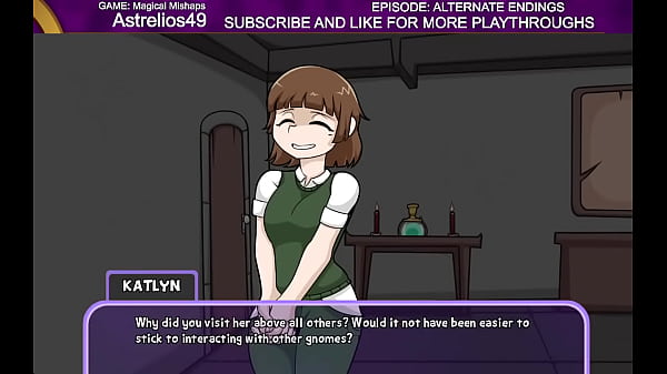 Magical mishaps alternate endings 3 i giantess anime visual novel game magical mishaps by jj psychoic 