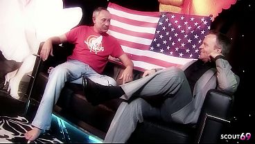 Nonton Blonde Beauty With Big Shaking Shits And Huge Clit Pick Up And Seduce To First Mmf Threesome Fuck thumbnail