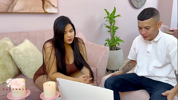 Sexy content creator fucks computer technician savannah watson