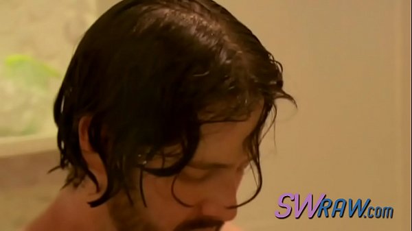 Steamy swinger threesome with a horny redhead babe and asexy wife.