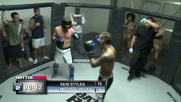 Sophie has oneof her students empty her_balls before a fight