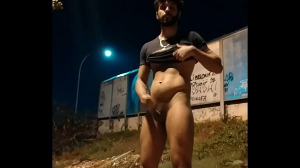 Fully naked outdoors 