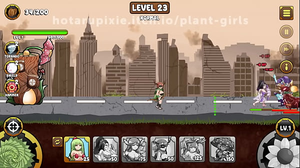 PLANT GIRLS INSECT INVASION LEVEL23