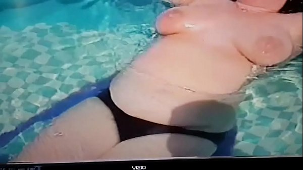 Big_boobs showing off for neighbors