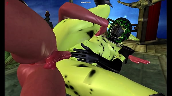 3d alien brings bbc to her dimension 