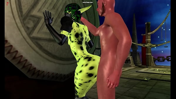 3d alien brings bbc to her dimension 