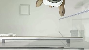 Rave Edm Music Festival Slut Who Is A Petite Brunette In Bath Flashes Pussy Under Her Mini Skirt thumbnail